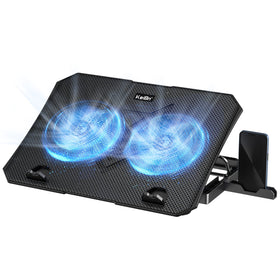 KeiBn Laptop Cooling Pad with two fans for effective cooling during long sessions