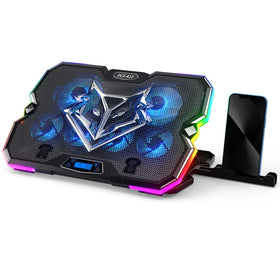 KeiBn Upgrade Laptop Cooling Pad with a 6-fan array for efficient air flow.