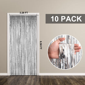 K.E.J. easy-install foil curtain sticks to smooth surfaces quickly.