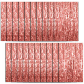K.E.J. foil curtain front pack showing full rose gold panels and quantity benefits