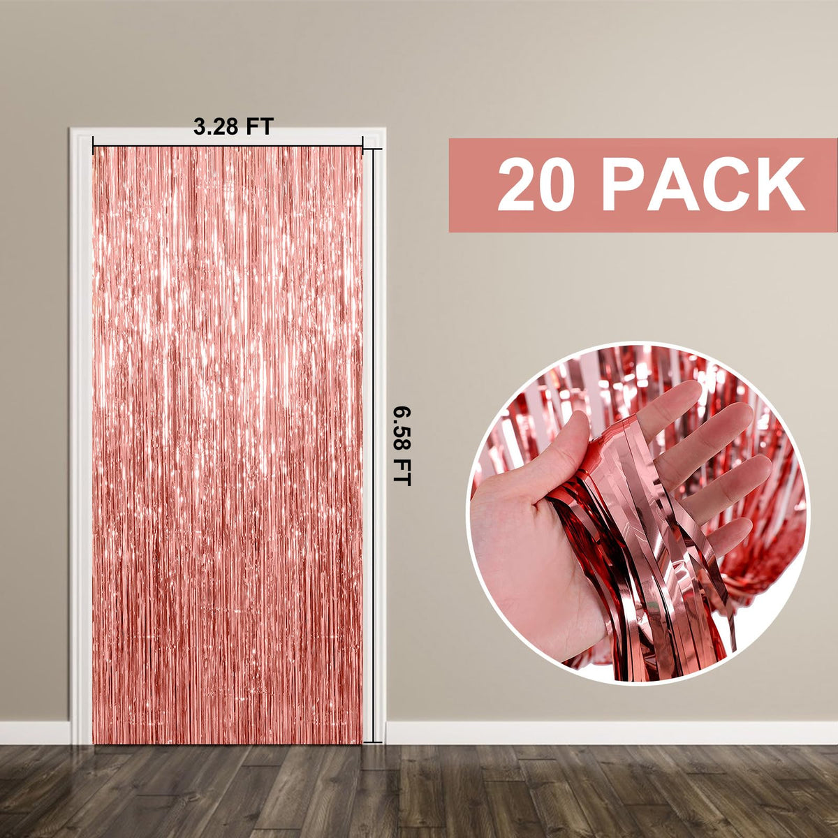 K.E.J. curtains behind party table creating cohesive decor and photo-ready scene