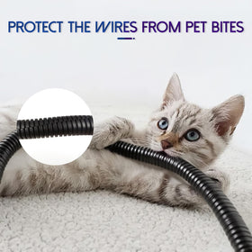 Kelepu pet-safe cable sleeve suitable for office use to reduce clutter.