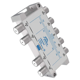 Keliiyo front view splitter showing eight outputs and single input, reliable multiroom distribution
