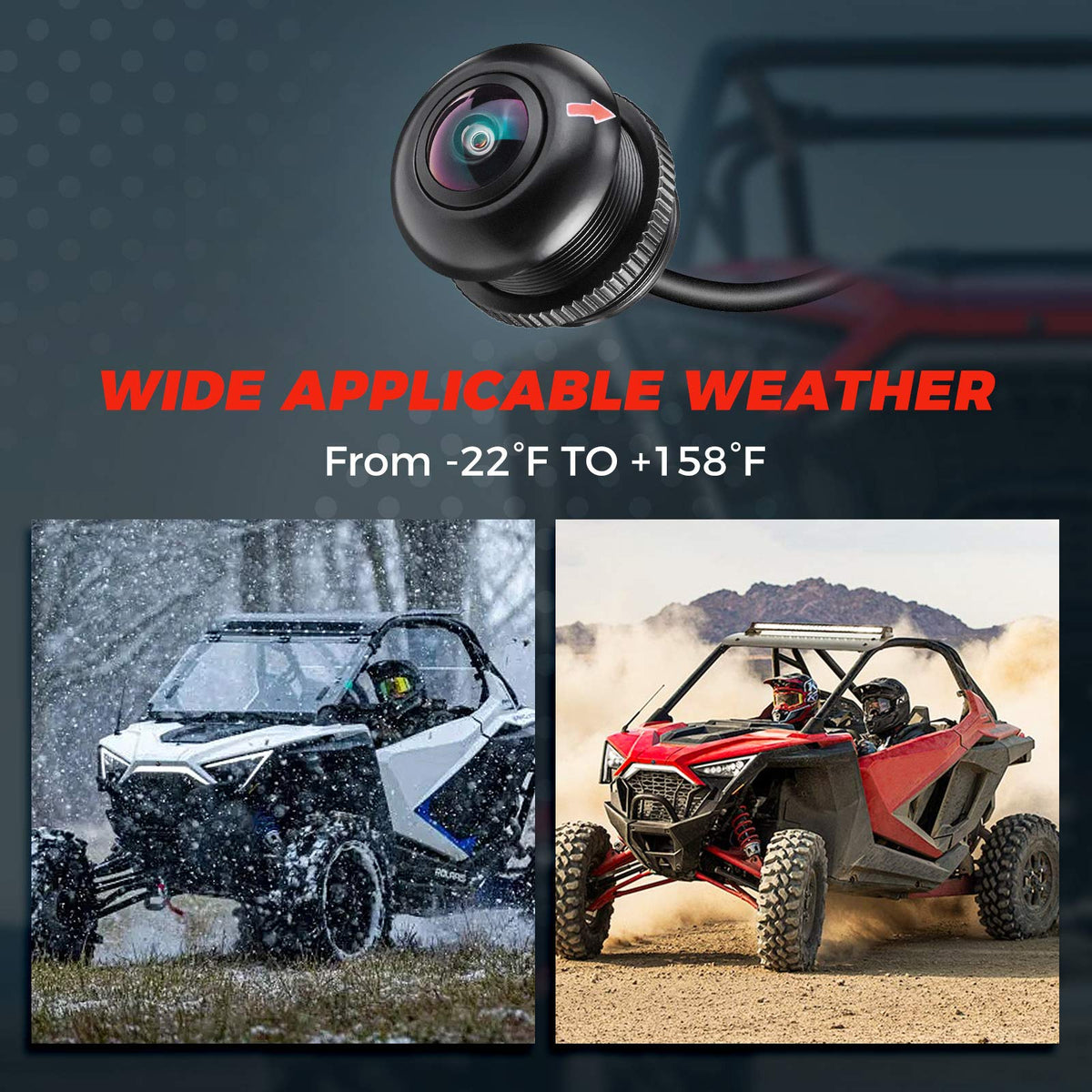KEMIMOTO camera on trail showing better line choice and safety benefit