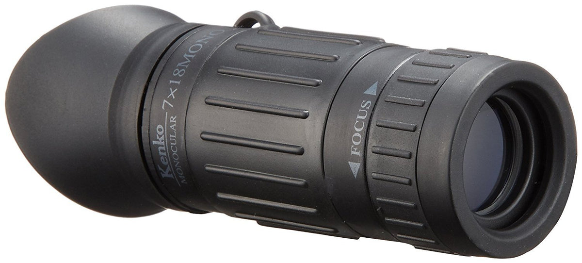 Kenko 7x18 monocular with multi-coated lenses for bright, crisp views