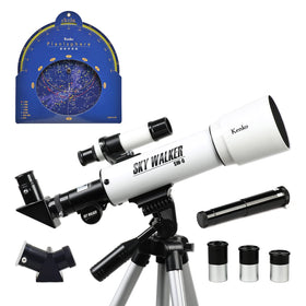 Kenko Sky Walker SW-0 front view shows a compact refractor ideal for beginners.