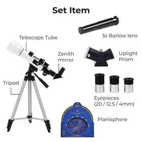 Kenko Sky Walker SW-0 tripod and planisphere for easy setup and star mapping.