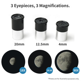 Kenko Sky Walker SW-0 upright prism supports clear ground observations from any angle.