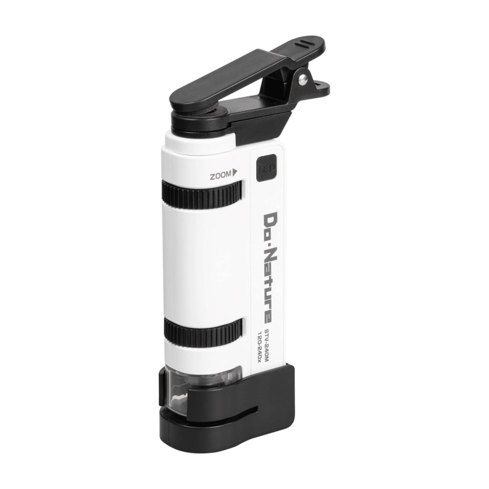 Kenko STV-240M front view showing compact handheld design and eyepiece benefit portability