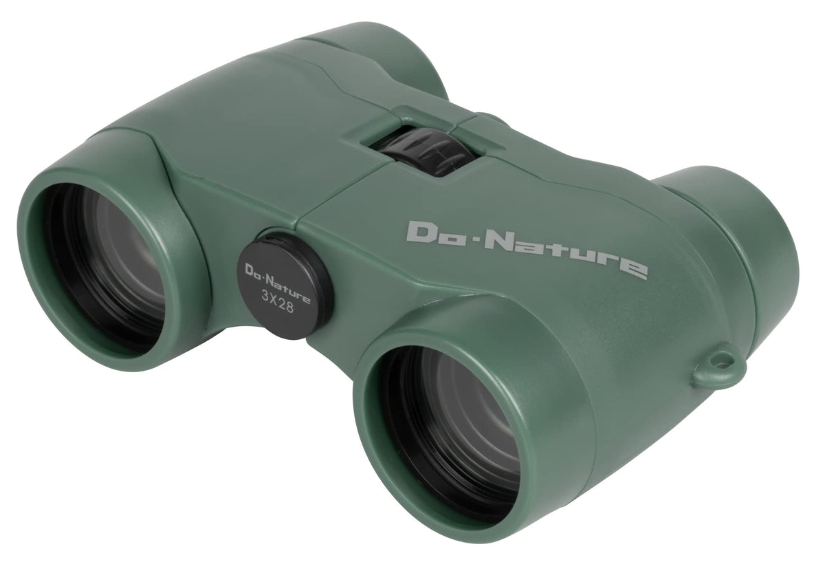 Kenko Do Nature 3x28 binoculars front view for lightweight concert viewing