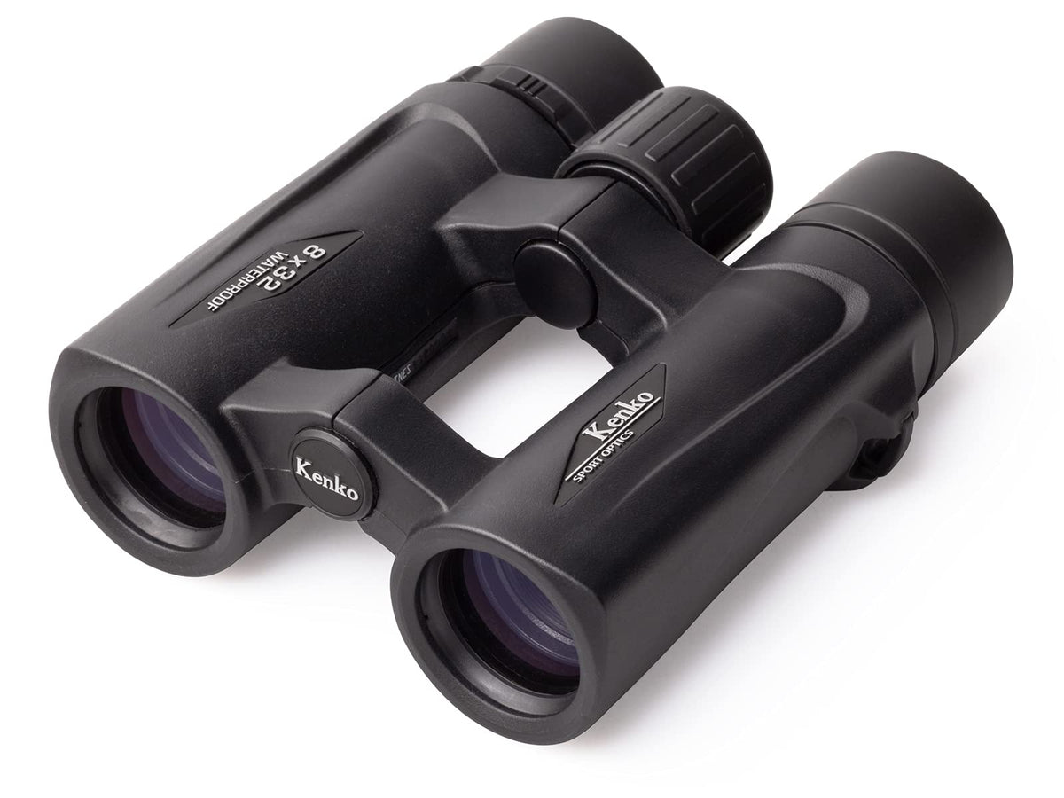 Kenko Ultra View EX binoculars outer body and hinge for comfortable field use.