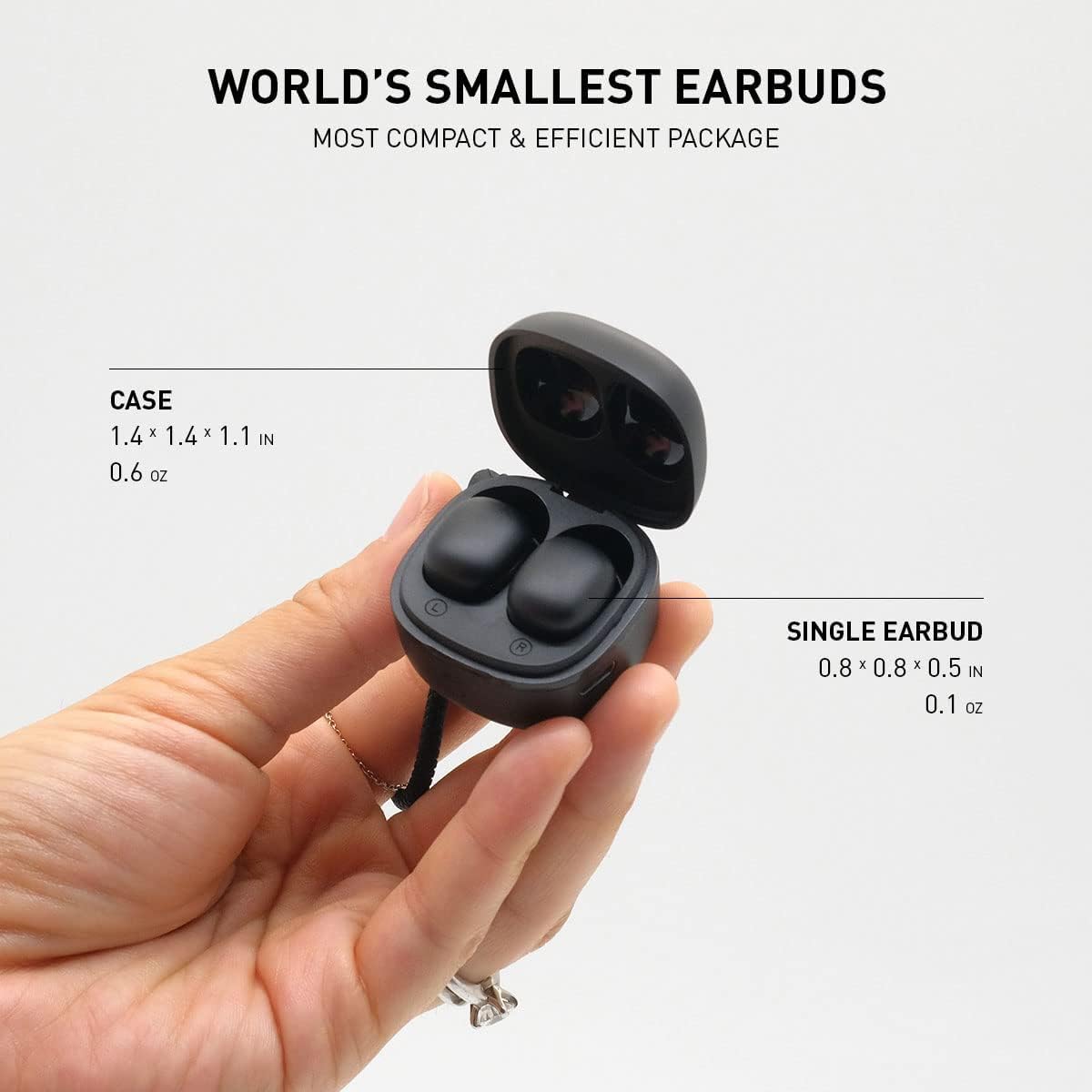 KENKUO Y6 small-ear fit in-ear view for kids and teens comfort.