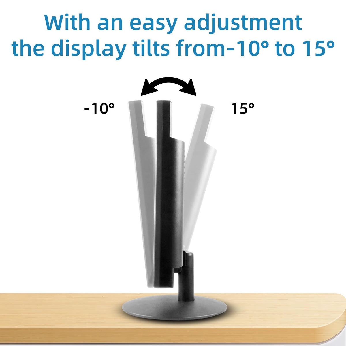 Kenowa 15-inch monitor dual speakers in action for rich, built-in sound during multimedia tasks.