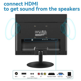 Kenowa 15-inch monitor tilt range demonstrated for customizable comfort during long sessions.