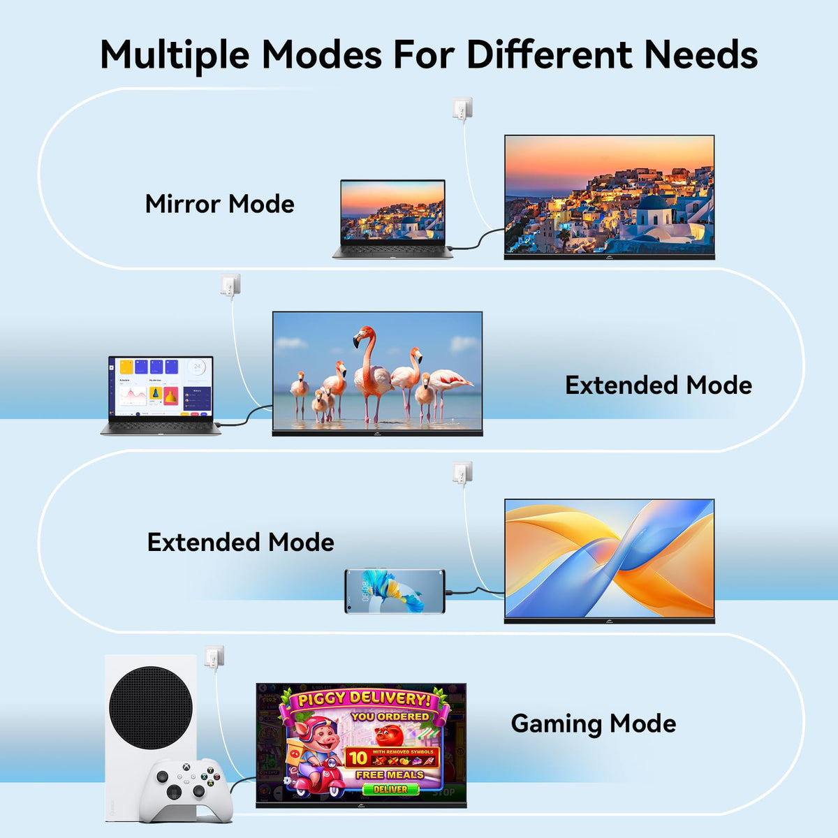 Kenowa 23.8-inch monitor wall-mountable with VESA compatibility