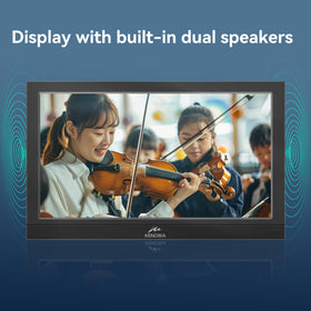 Kenowa connected to laptop showing extended desktop for improved productivity