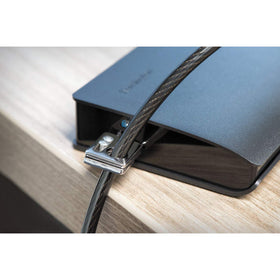 Kensington anchor plate mounted under device enabling slotless security