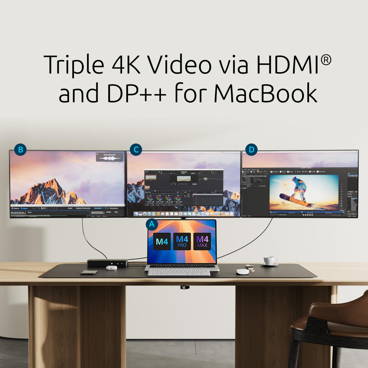 Kensington docking station with six video ports offers HDMI/DP++ flexibility for displays