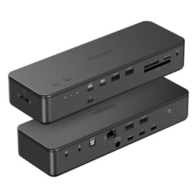 Kensington EQ Pro Thunderbolt 5 Dock setup for MacBook with high-speed connectivity