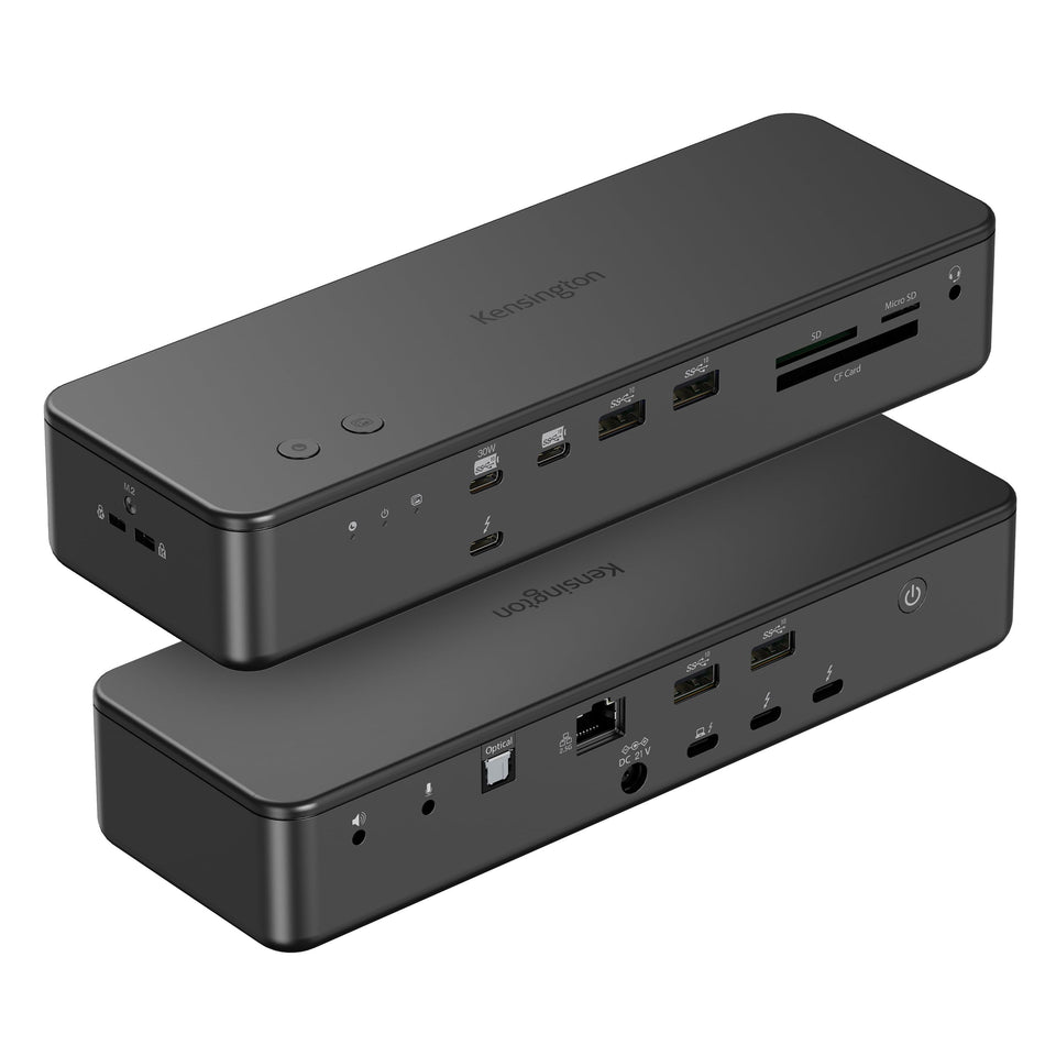 Kensington EQ Pro Thunderbolt 5 Dock setup for MacBook with high-speed connectivity