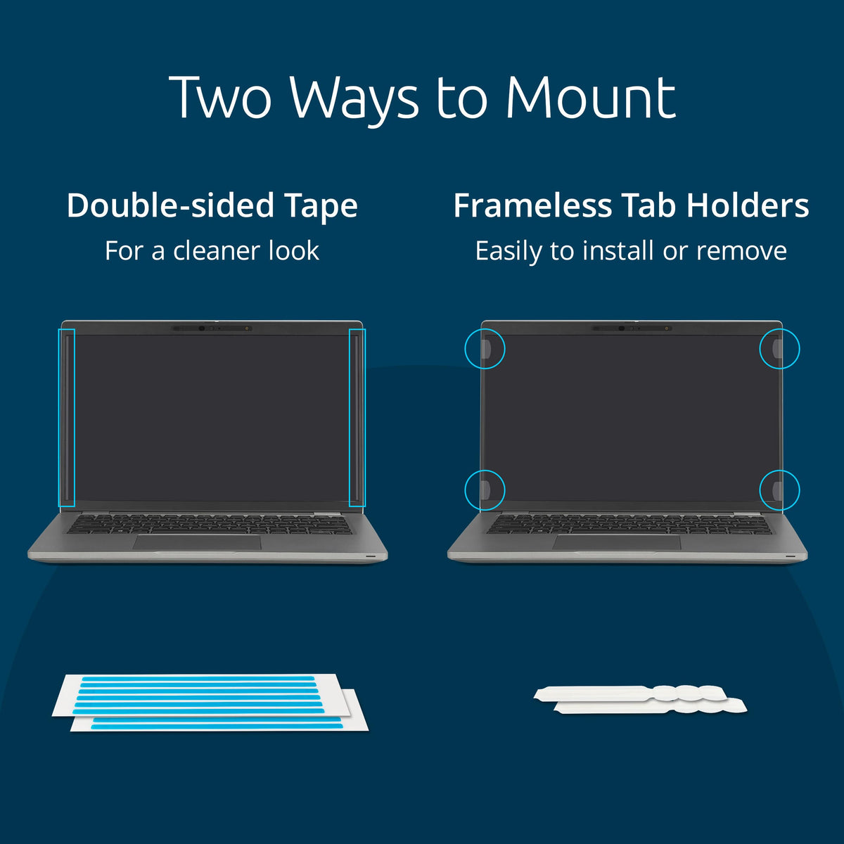Durable 2H hardness protects the screen from scratches during daily use.