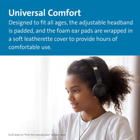 Kensington USB-C Hi-Fi Headphones six-foot cord for flexible setup.