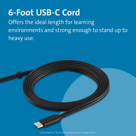 Kensington USB-C Hi-Fi Headphones universal comfort for kids and adults.