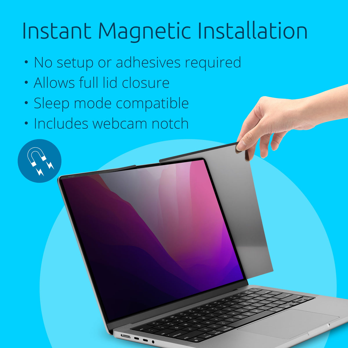 Kensington MP16 glossy side preserving color accuracy and brightness