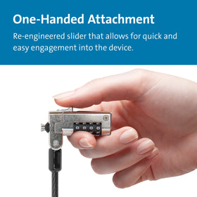 Kensington N17 in-use security setup at home or office.