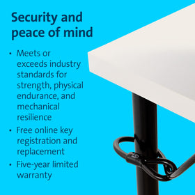 Kensington SafeDome pass-thru enables tidy cable management for wired peripherals