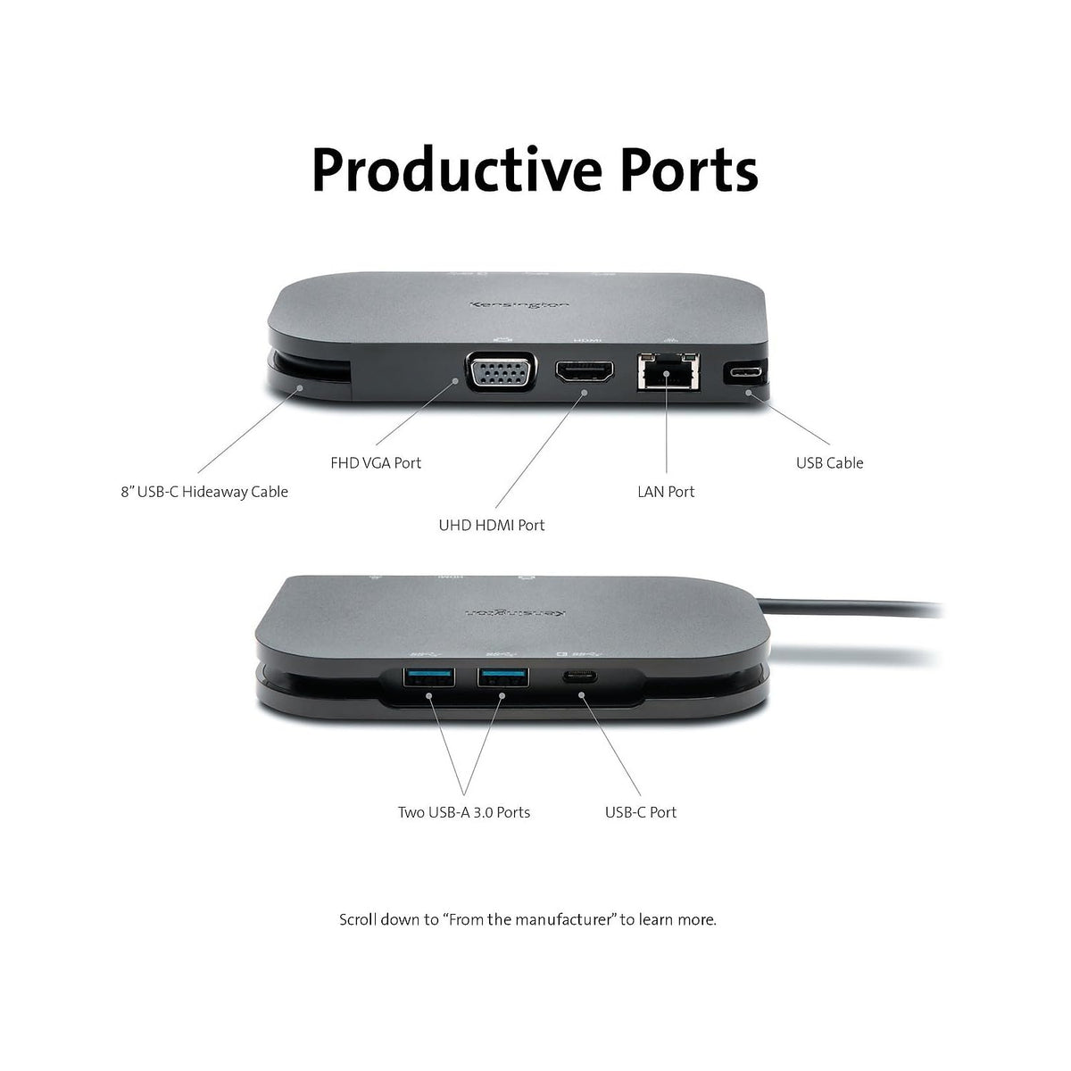 Kensington SD1610P passes power to Surface while powering peripherals.