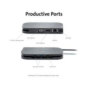 Kensington SD1610P passes power to Surface while powering peripherals.