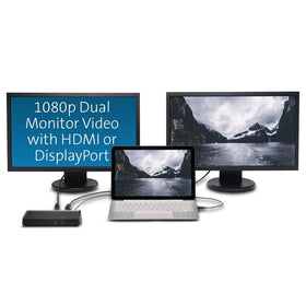 SD3650 mounted with VESA mount option for a tidy, space-saving setup