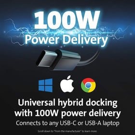 SD4780P 100W Power Delivery capable charging a laptop while peripherals run.