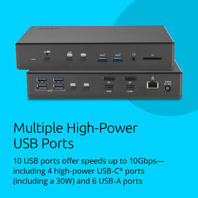 Kensington SD4880P in a clean desk setup with compact footprint