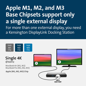 Kensington SD5600T laptop connection enabling charging and data transfer