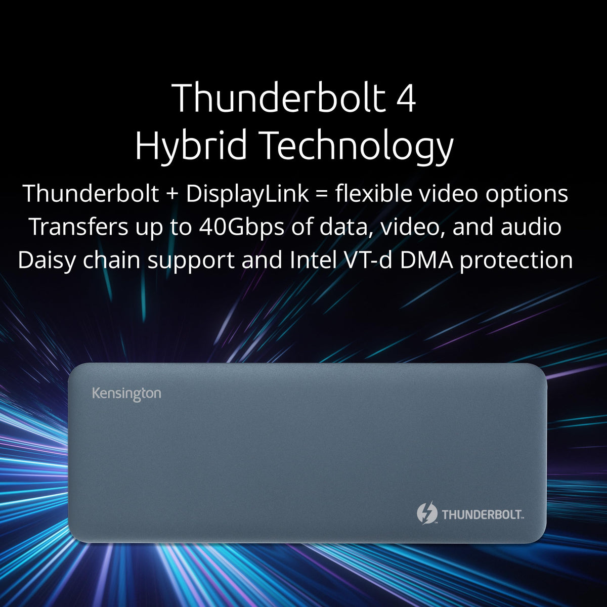 Kensington SD5900T lid-closed setup supports productivity with MacBook