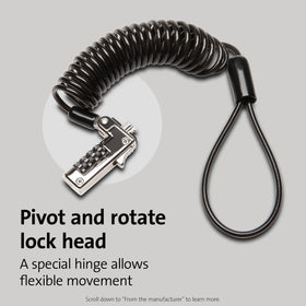 Kensington Slim NanoSaver offers one-handed operation for quick connection.