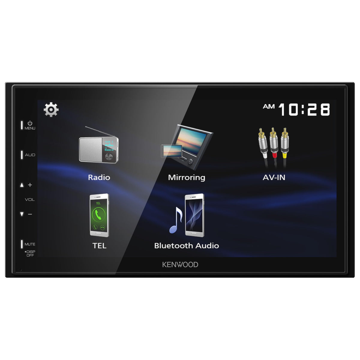 KENWOOD DMX150BT front panel display for intuitive dash control