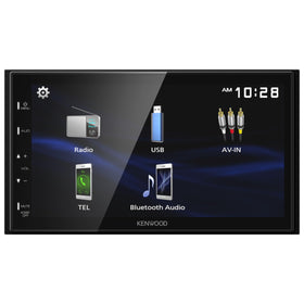 KENWOOD DMX150BT rear camera input enhances parking visibility