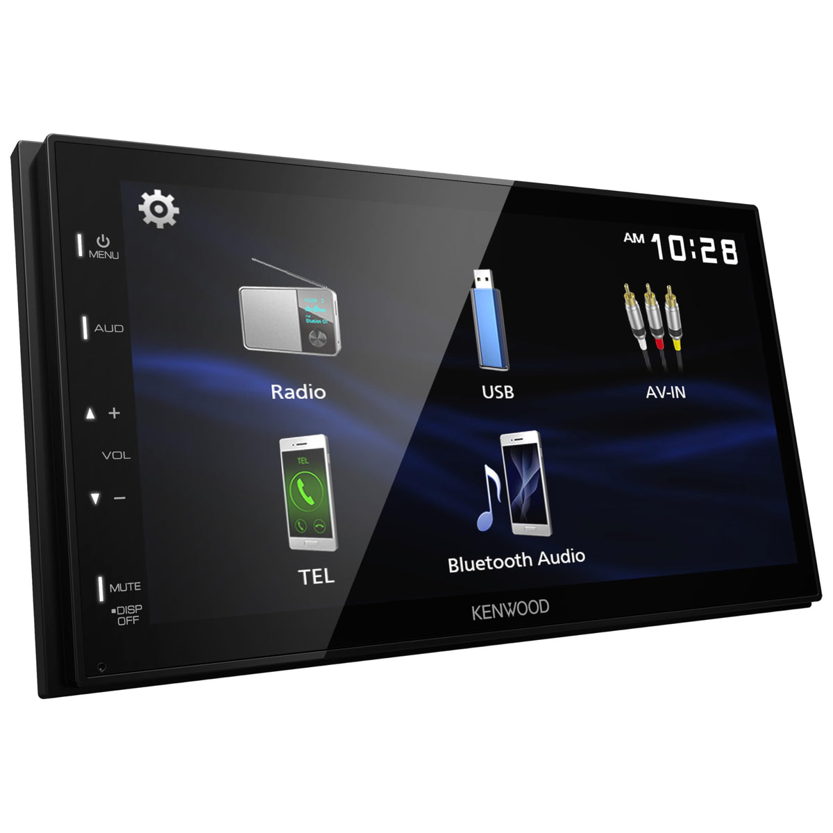 KENWOOD DMX150BT USB mirroring Android for app access on dash screen