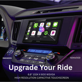 Kenwood DMX400S with Apple CarPlay for safe, convenient dashboards