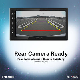 Kenwood DMX400S USB mirroring displays Android apps on the head unit