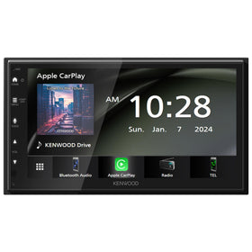 Kenwood DMX4710S 6.8-inch display for clear in‑car visuals and easy navigation.