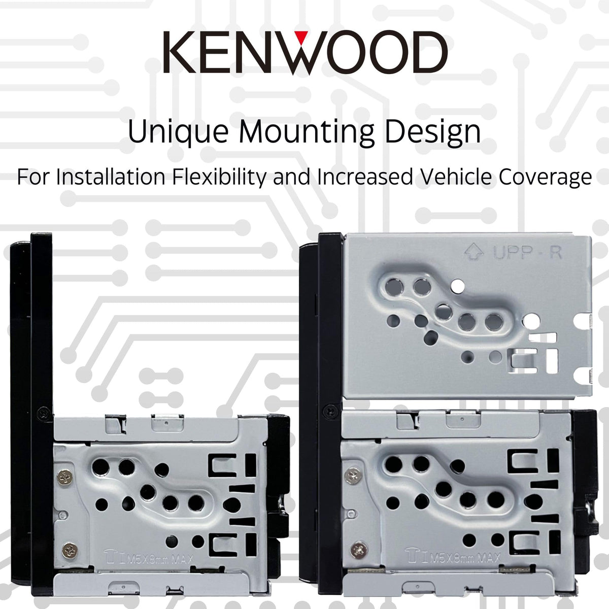 Kenwood DMX4710S USB mirroring allows two‑way control with compatible devices.