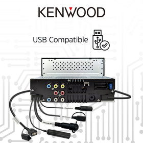 Kenwood DMX5710S Bluetooth connectivity for hands-free calling and streaming