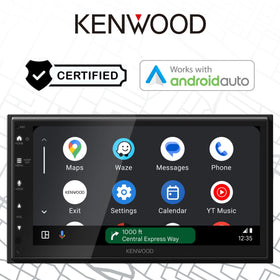 Kenwood DMX5710S wireless Apple CarPlay view enabling hands-free use