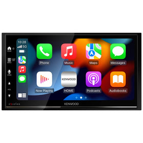 Kenwood DMX709S six point nine five inch capacitive touchscreen for quick, responsive in car control.