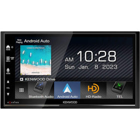 Kenwood DMX809S 6.8 inch display for intuitive navigation and vibrant multimedia.