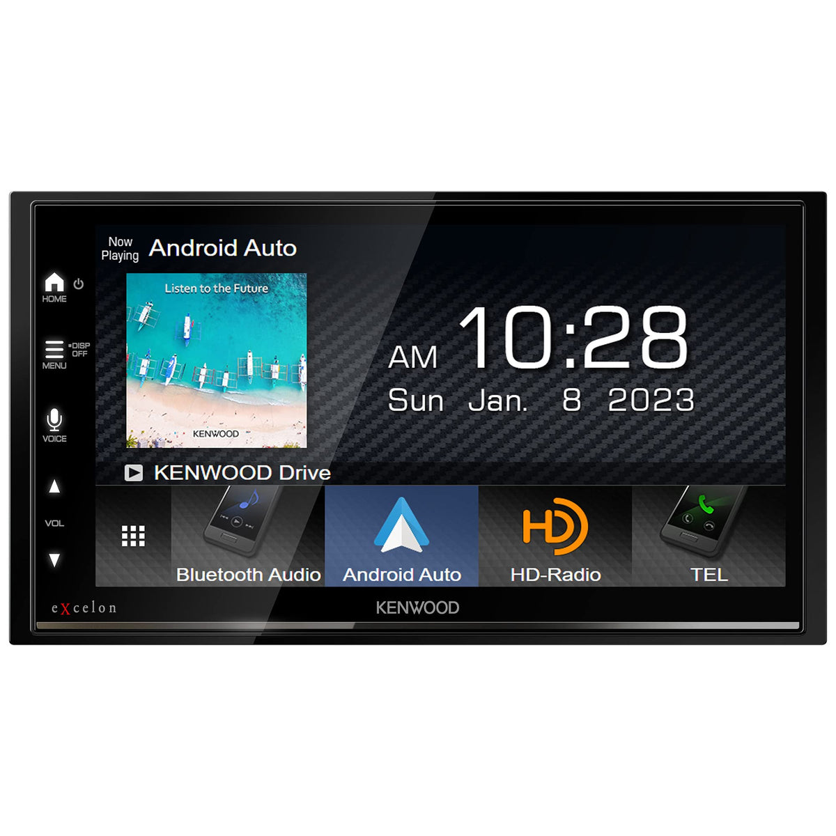 Kenwood DMX809S three camera inputs aid parking safety.